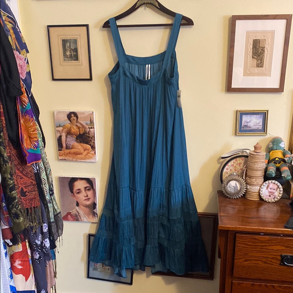 Anthropologie Maxi Slip Dress